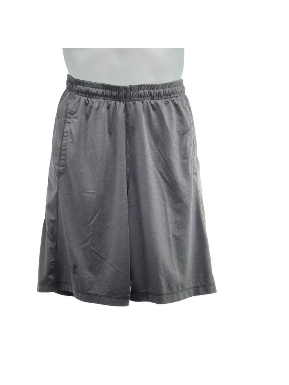 UNDER ARMOR Men's Performance Shorts Stretch Gray Pockets Heat Gear Size SM